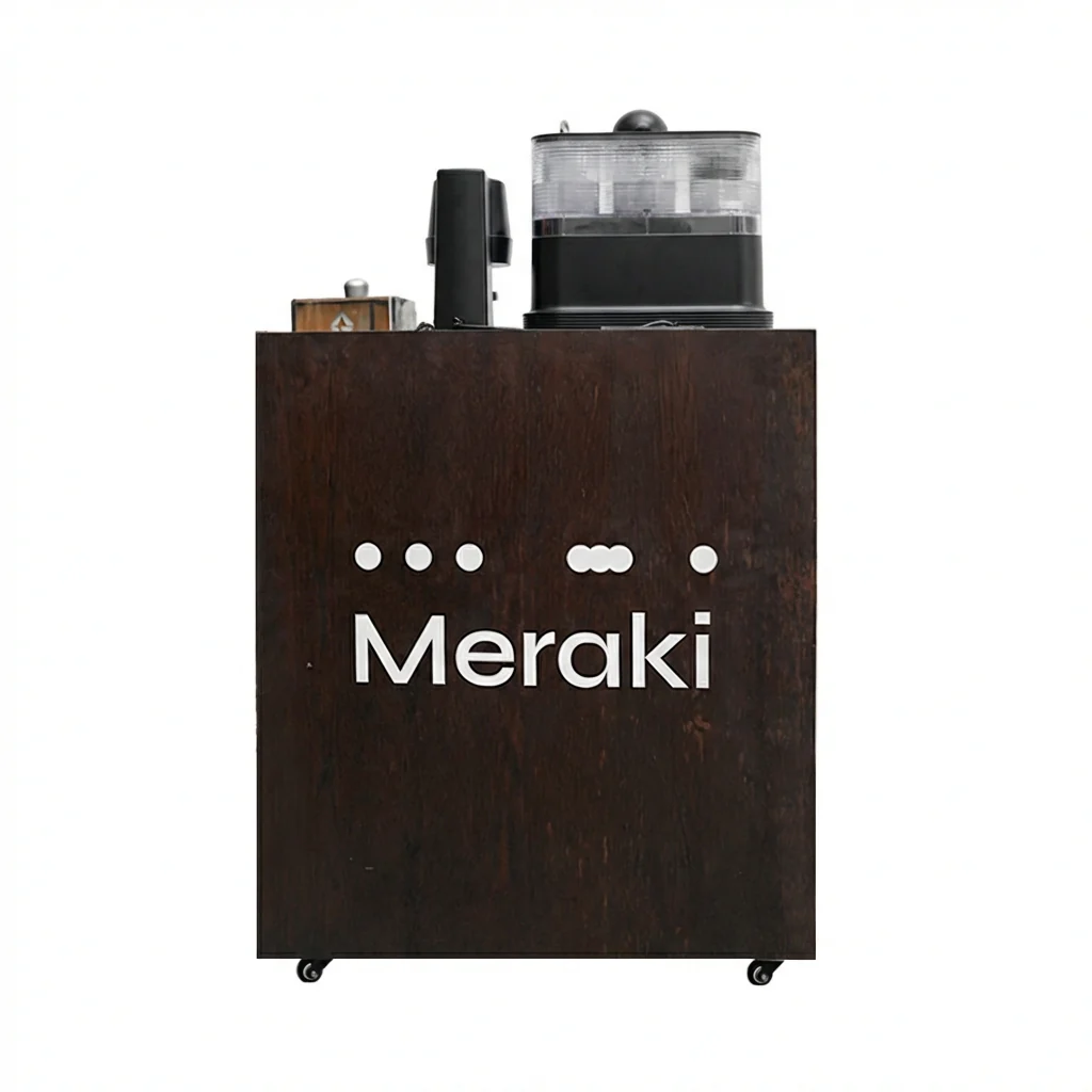 Meraki Espresso Machine Black (Gen 2) + Coffee Cart