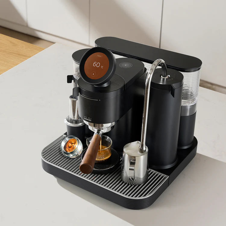 Meraki Espresso Machine Black (Gen 2) + Coffee Cart