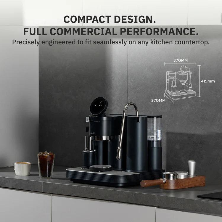 Meraki Espresso Machine Black (Gen 2) + Coffee Cart