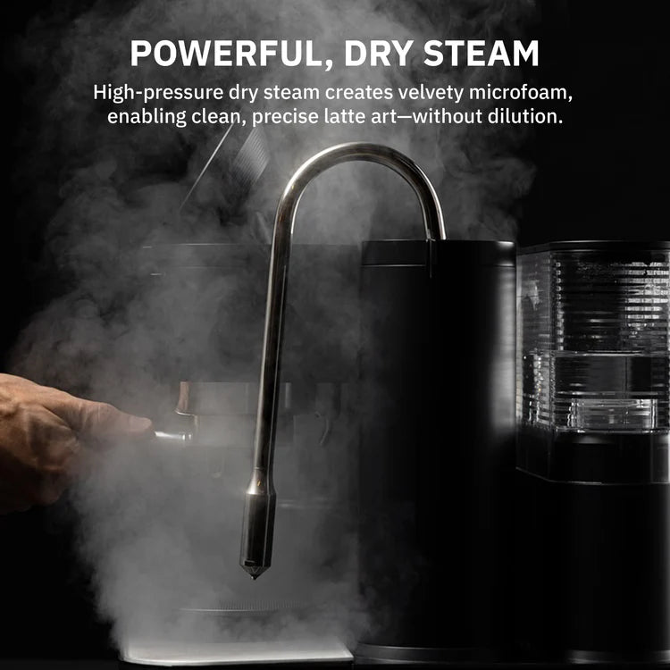 Meraki Espresso Machine Black (Gen 2) + Coffee Cart